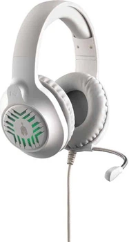 Słuchawki Spartan Gear Medusa Wired Headset White/Grey (SGHSML09)