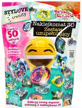 Набір доповнюючий для створення 3D-наліпок Epee Наклейкомат 3D колекція Сафарі (5905896601780)