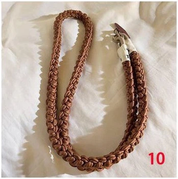 Шнурок на шею Rope Brown для украшений телефонов и ключей крепкий и стильный аксессуар