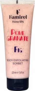 Відлущувальний сорбет для тіла Famirel Home Spa Exfoliant Body Sorbet Fig & Pomegranate Інжир і гранат 225 мл (7290114086066)