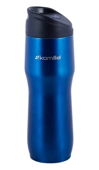 Термокухоль Kamille KM-2050 450 мл сталевий вакуумний синій