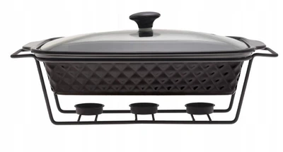 Мармит керамический Kamille KM-6422 3 л с подставкой