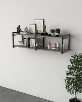 Настенная полка в стиле лофт EcoLoft Верония DSP-1379-8 Ливорно