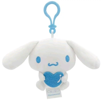 Мягкая игрушка брелок Синнаморол по мотивам аниме Май Мелоди My Melody Белая собачка 8х14см