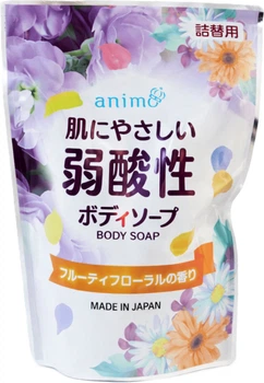 Мило для тіла Rocket Soap Weak Acid Body Soap pH-балансоване фруктово-квітковий аромат змінний блок 340 мл (4571113802165)