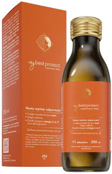 Дієтична добавка MyBestPharm MyBestProtect 250 мл Апельсин (5904824651262)