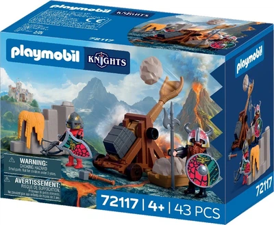 Набір іграшок Playmobil Knights Катапульта лицаря герба Лев 72117 (4008789721174)