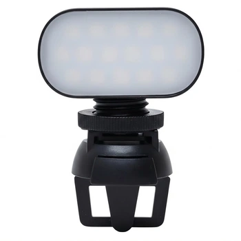 Светодиодная лампа JMARY FM-16RGB, 5000–6000K, 750 мАч, RGB подсветка, черная