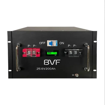 Акумулятор LiFePo4 (Літій-залізо-фосфатний) BVF 25.6V 200Ah BMS +LED (з екраном)
