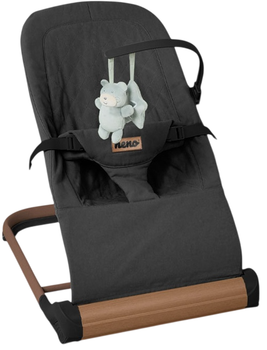 Шезлонг для немовлят Neno Nesso Dark Grey (5902479675718)