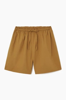 Шорти жіночі COS gathered drawstring shorts 1228599003 38 Гірчичний