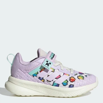 Підліткові кросівки для дівчинки Adidas Minecraft Fortarun El C JR1950 35 Ice Lavender (4068806965905)