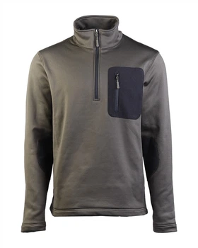 Кофта термофлисовая Mil-Tec пуловер Thermo-Fleece Zip-Pullover XL Olive (opt-M-T-8320)