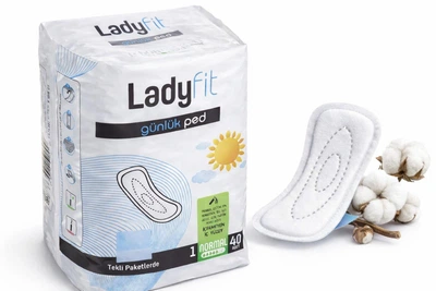 Прокладки щоденні Normal Cotton Ladyfit 40 шт — бавовняні, тонкі, дихаючі