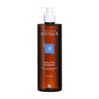 Шампунь №4 для жирної і чутливої шкіри голови Sim Sensitive System 4 №4 Shale Oil Shampoo, 500 мл