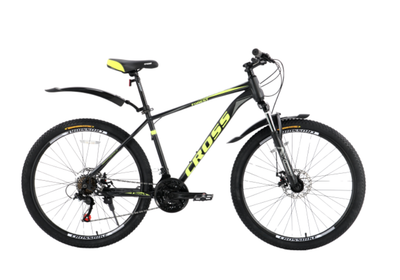 Велосипед Cross 29" Forest 2025 Рама-19,5" black-neon yellow