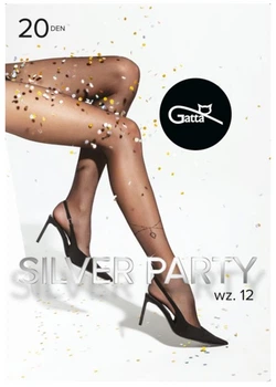 Колготки з візерунком GATTA SILVER PARTY W.12 3