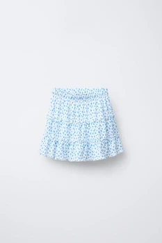 Підліткова спідниця-шорти для дівчинки Zara 164 см Блакитна (26021007F)