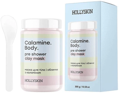 Маска для тела и лица с каламином Hollyskin CALAmine. Body. Pre Shower Clay Mask 300г