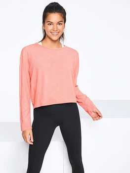 Лонгслив, кофта,реглан персикового цвета Victoria's Secret р. L 30020