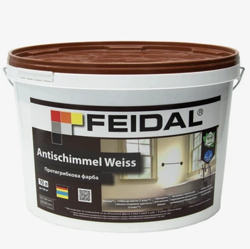Фарба протигрибкова Feidal Antischimmel Weiss Біла 10л
