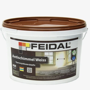 Краска противогрибковая Feidal Antischimmel Weiss Белая 2.5л