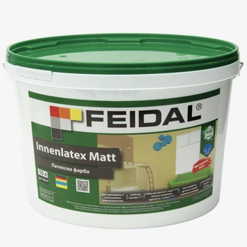Краска интерьерная Feidal Innenlatex Matt Белая 10л