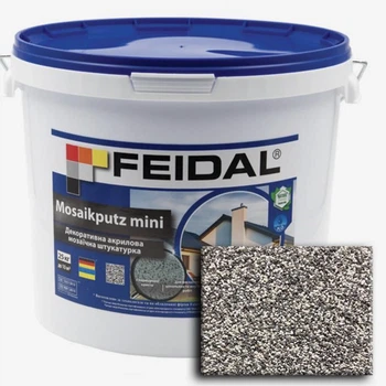 Декоративная акриловая мозаичная штукатурка Feidal Mosaikputz mini А20 15кг