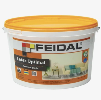 Краска интерьерная латексная Feidal Latex Optimal 5л