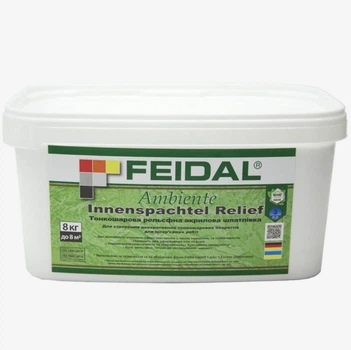 Декоративная рельефная штукатурка Feidal Innenspachtel Relief 8кг