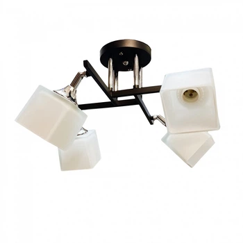 Люстра NUMINA декоративна на 4 плафони SR-N3502/4 BK+CH