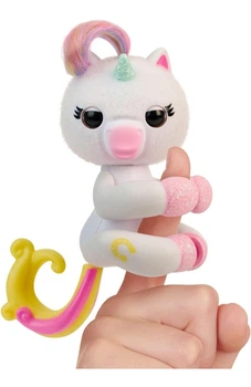 Интерактивная игрушка-единорог WowWee Fingerlings Lulu белая Лулу и звуком и световыми эффектами
