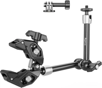 Универсальное крепление SMALLRIG Magic Arm 11" + Super Clamp (Краб), Для камеры/света