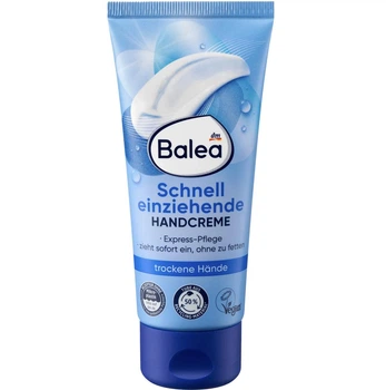 Крем для сухой кожи рук с маслом ши и маслом лайма Balea Handcreme schnell einziehend, trockene Haut, 100 ml
