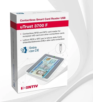 Считыватель смарт-карт Identiv uTrust 3700F (NFC / RFID / CIE 3.0), USB