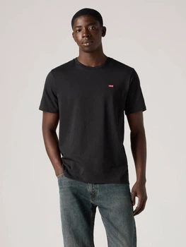 Футболка хлопковая длинная мужская Levi`s Ss Original Hm Tee 56605-0009 L Черная (5400599635266)
