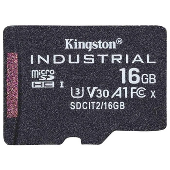 Карта пам'яті MicroSDHC 16GB UHS-I/U3 Class 10 Kingston Industrial (SDCIT2/16GBSP)