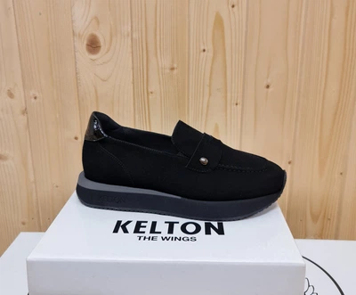 Жіночі замшеві лофери бренду Kelton р.37 поєднує в собі елегантність класичного фасону з комфортом спортивної підошви