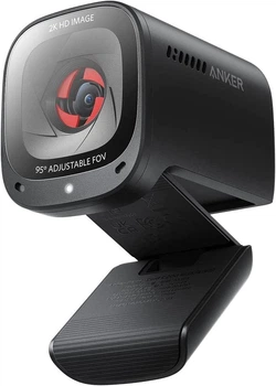 Веб-камера Anker PowerConf C200 з двома мікрофонами (2K 30FPS) Black