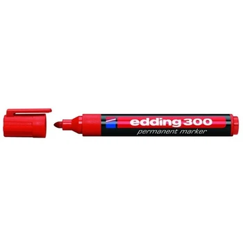 Маркер перманентний Edding Е-300 червоний 1.5-3 мм круглий (Е-300 002)