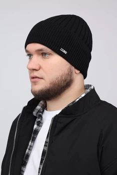 Чоловіча шапка TOP HAT чорний One Size ЦБ-00291193