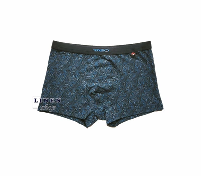 Черные мужские трусы шорты с абстрактным рисунком TASO 5838 3XL