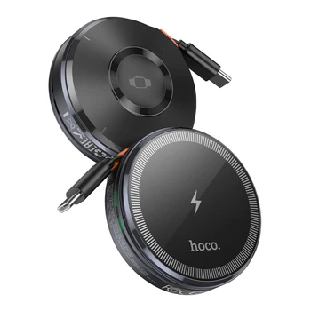 Бездротовий Зарядний Пристрій Hoco CQ18 2-in-1 15W Magnetic (iWatch) Колір Сірий