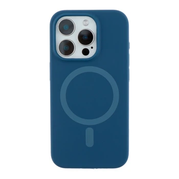 Чохол Glow Silicone Case with Magsafe для iPhone 15 Pro Dark blue