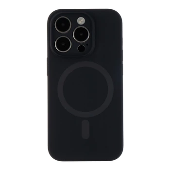 Чохол Premium Glow Silicone Case Full Camera with Magsafe для iPhone 14 Pro Black