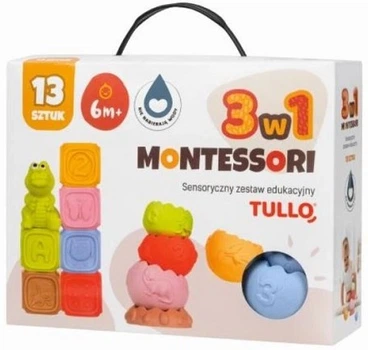 Zestaw Tullo Montessori Klocki sensoryczne 76129 (5905094776129)