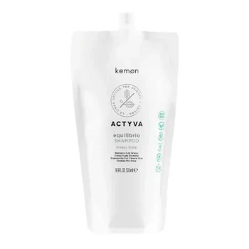 Глибоко очищуючий шампунь для жирної шкіри голови KEMON Actyva Equilibrio Shampoo 500 мл
