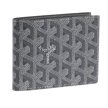 Кошелек Goyard серого цвета 11 × 9,7 см