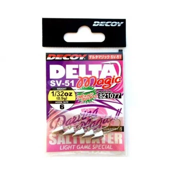 Джиг-головка Decoy SV-51 Delta Magic #04 1.8g 5шт/уп (1013-1562.10.12)