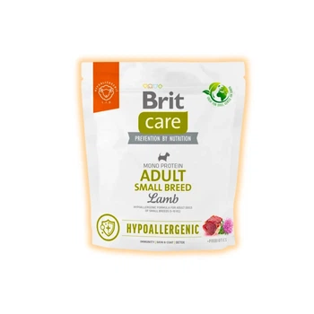 Сухой гипоаллергенный корм Brit Care с ягненком для взрослых собак малых пород, 1 кг